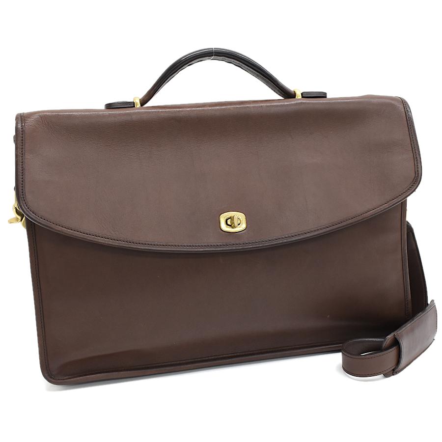 COACH（コーチ） ビジネスバッグ ブリーフケース 5265 レザー ブラウン