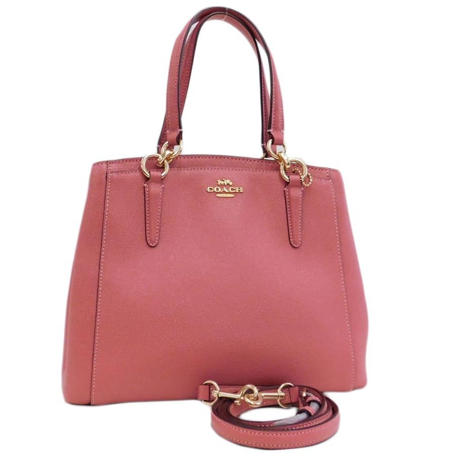 COACH（コーチ） 新品同様 2wayバッグ F13683 ピンク系 レザー お洒落