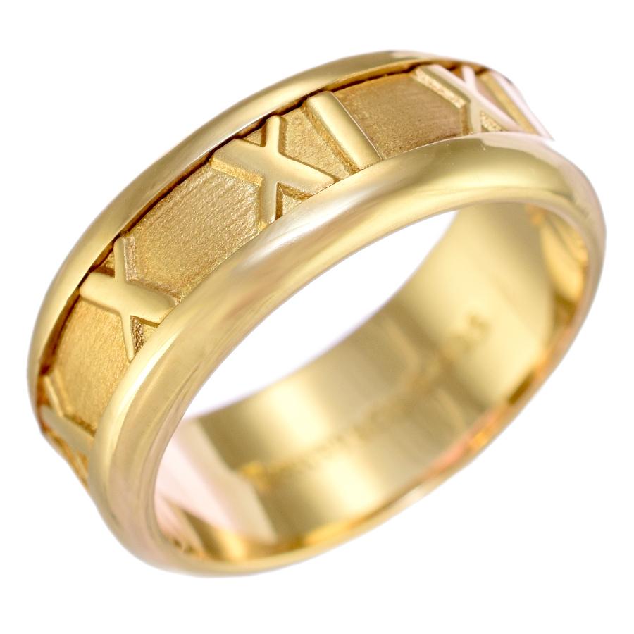 Tiffany Atlas 新品同様 ティファニー アトラス リング 指輪 10号 K18