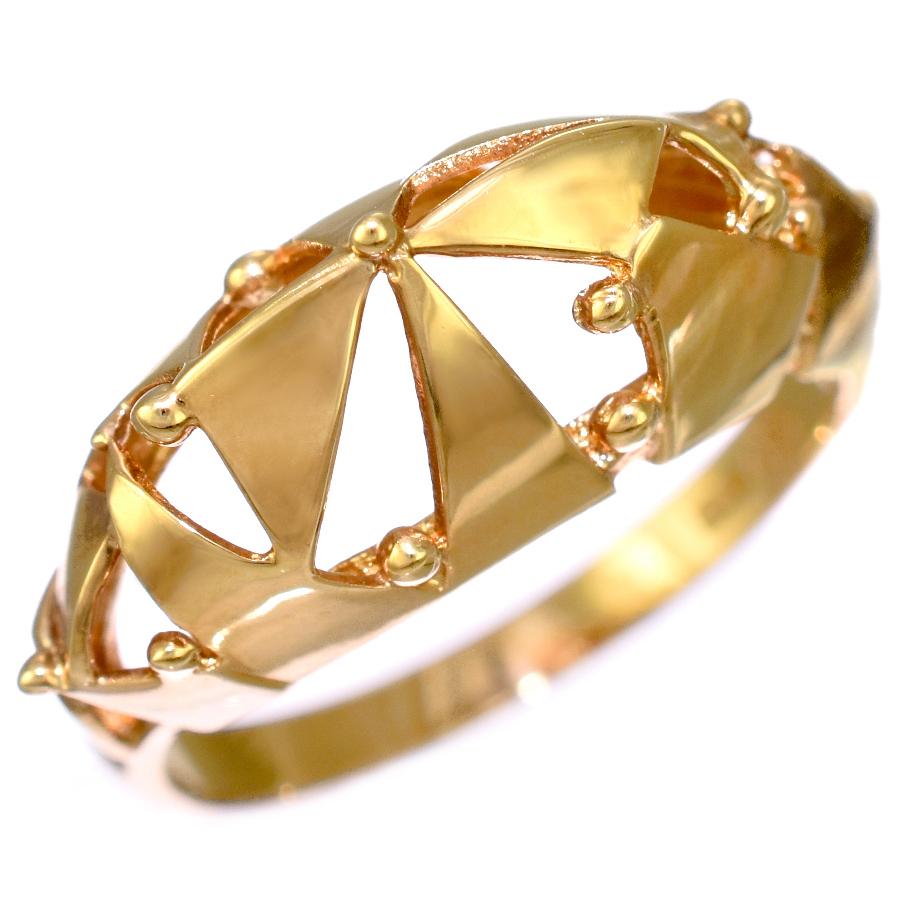 新品同様 ジュエリーマキ リング 指輪 K18イエローゴールド 11.5号