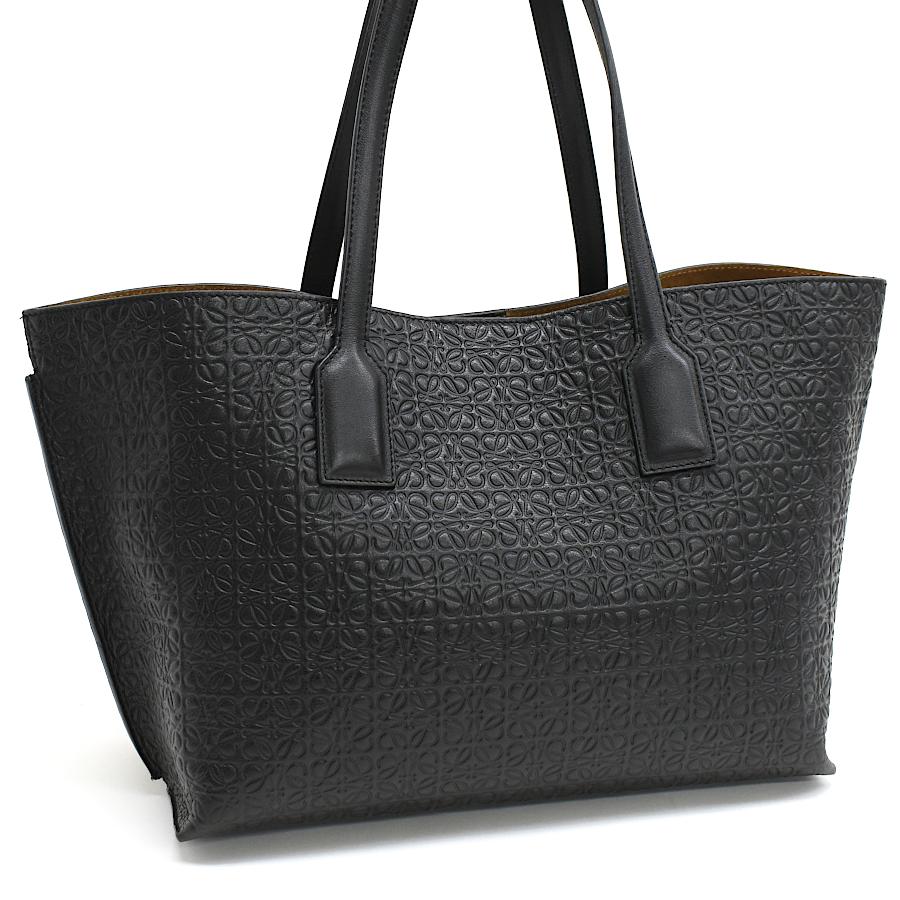 LOEWE（ロエベ） リピート アナグラム ショッパー トートバッグ レザー
