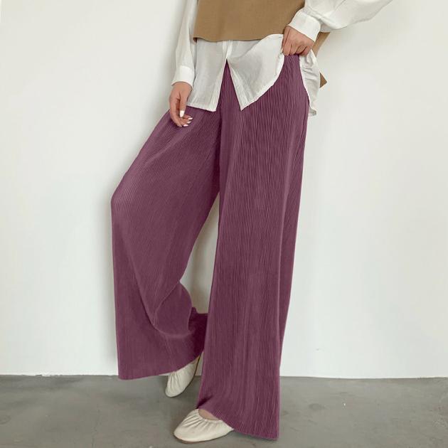 Lace Ladies（レースレディース） プリーツパンツ 裾カットOK