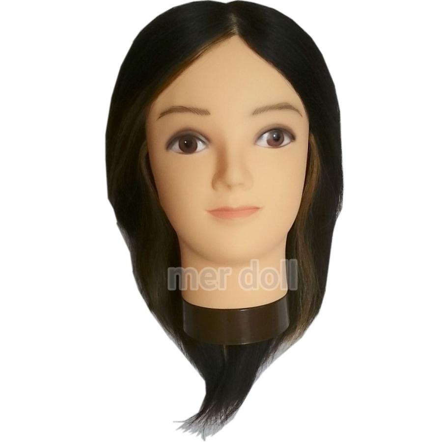 美容師国家試験課題カットウィッグ練習用 ブロッキングガイド付