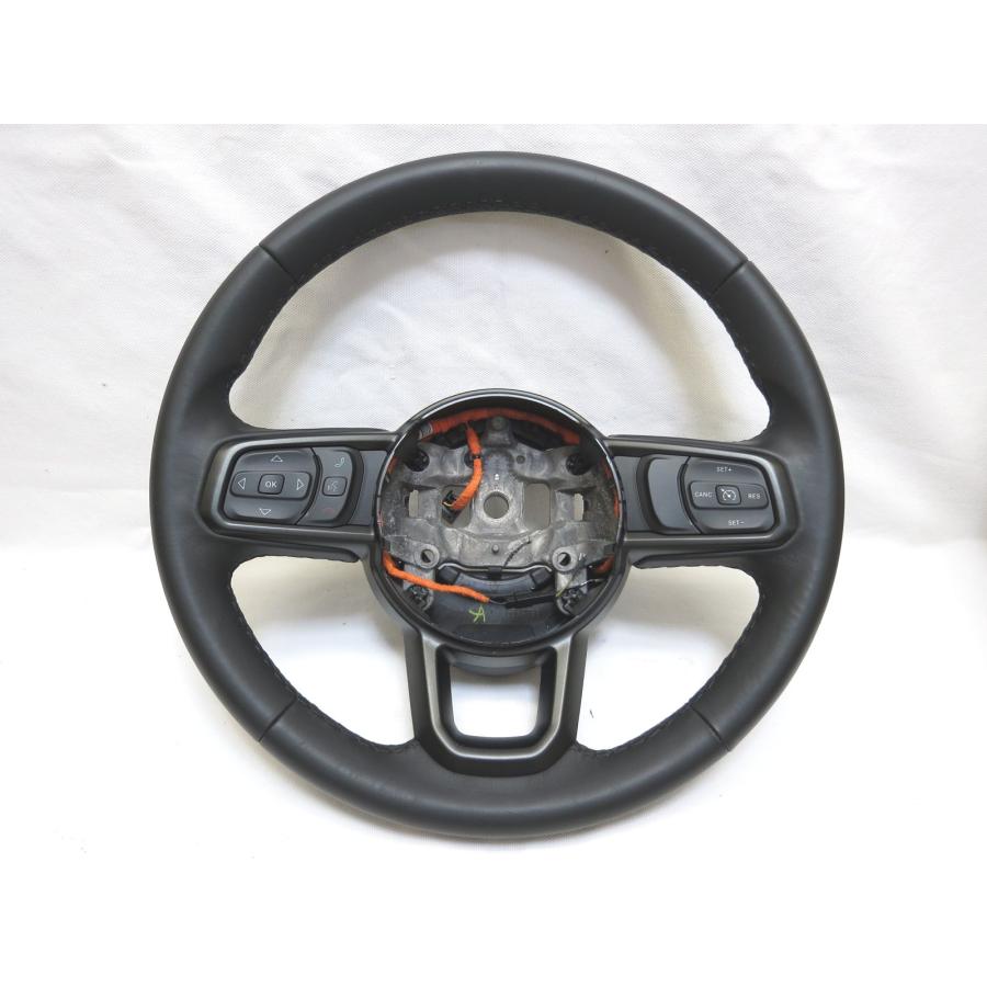 ラングラー ジープ JEEP JL20L 純正 革 ステアリング ハンドル