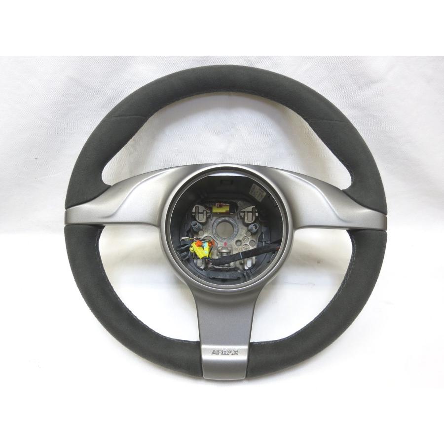 997 GT3 ポルシェ 純正 アルカンターラ ステアリング ハンドル 997.347