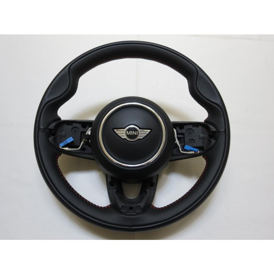 F56 BMW MINI ミニ JCW F54 F55 純正 革 ステアリング ハンドル エア