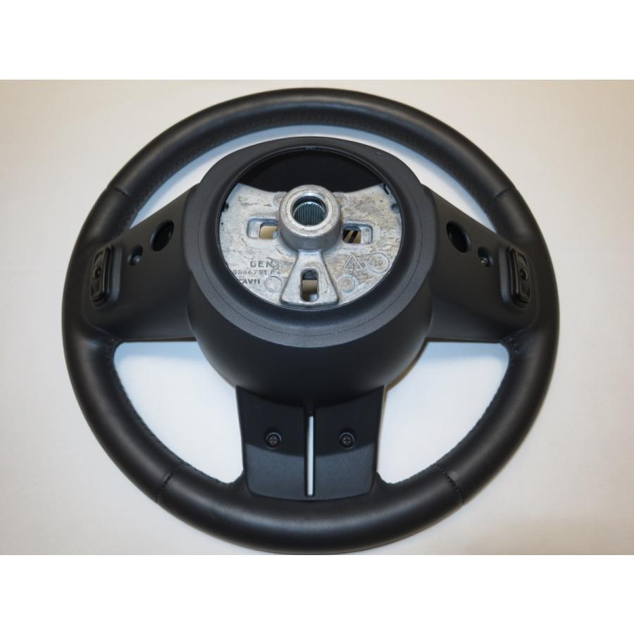コンパス JEEP ジープ スイッチ！ 純正 革 ステアリング ハンドル