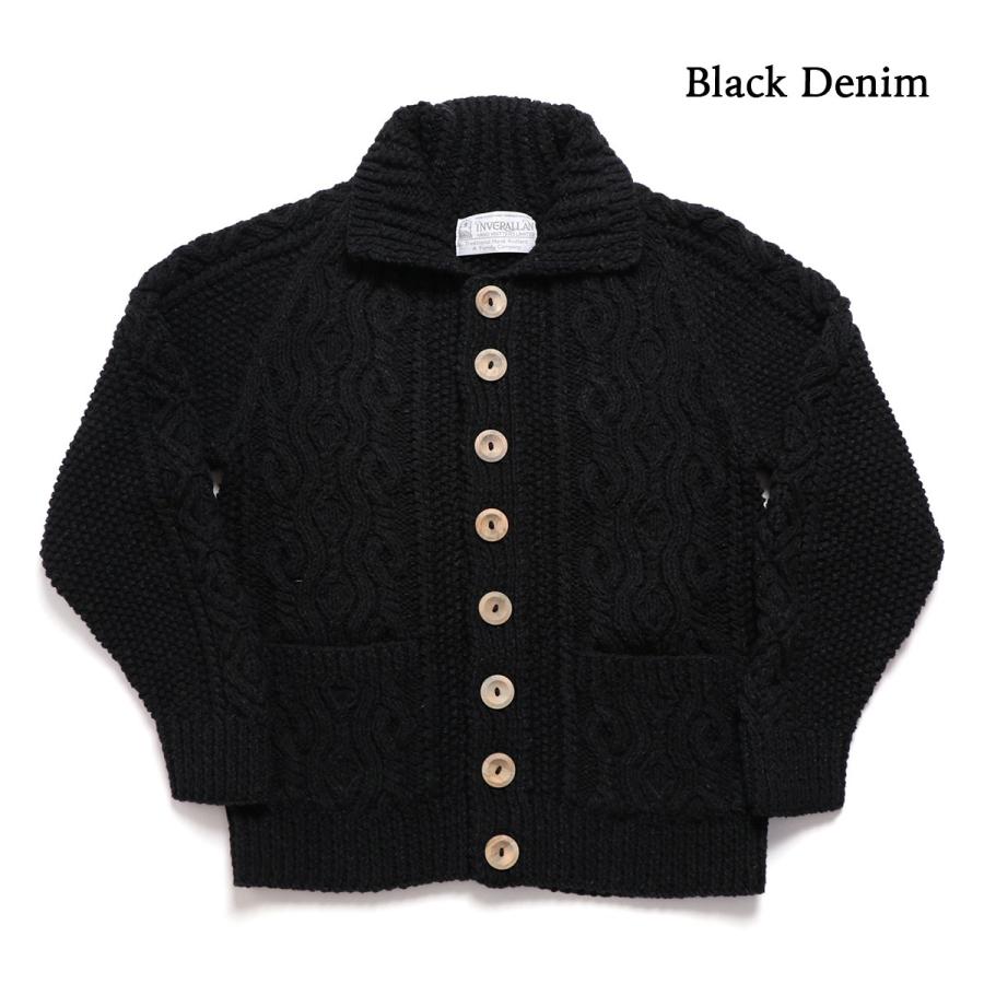 INVERALLAN（インバーアラン） デニムヤーン カーディガン ハンド