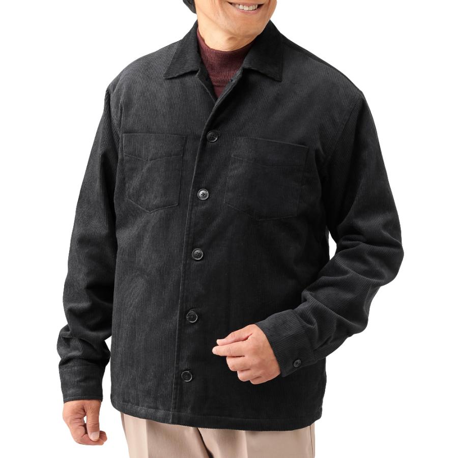 メンズ コーデュロイ ジャケット カバーオール アウター 裏シャギー