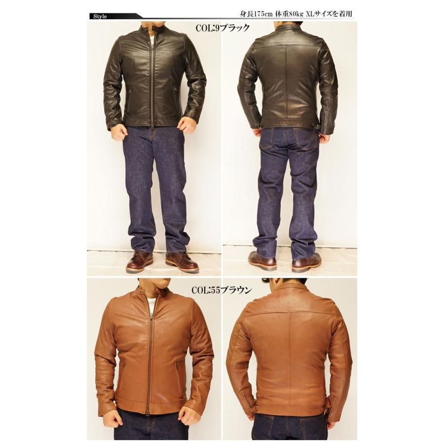 AVIREX（アヴィレックス） レザー ジャケット シングル ライダース