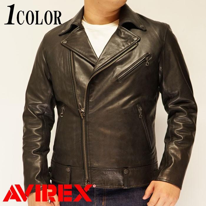 AVIREX（アヴィレックス） レザー ジャケット ダブル ライダース