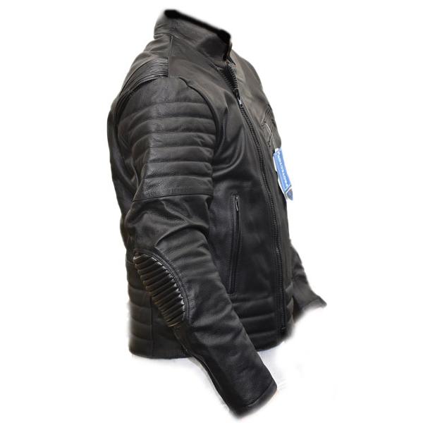 激シブ 本革 UKダブル ライダースジャケット バッファローレザー