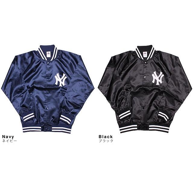 MAJESTIC（マジェスティック） ブルゾン サテン スタジャン スタジアム