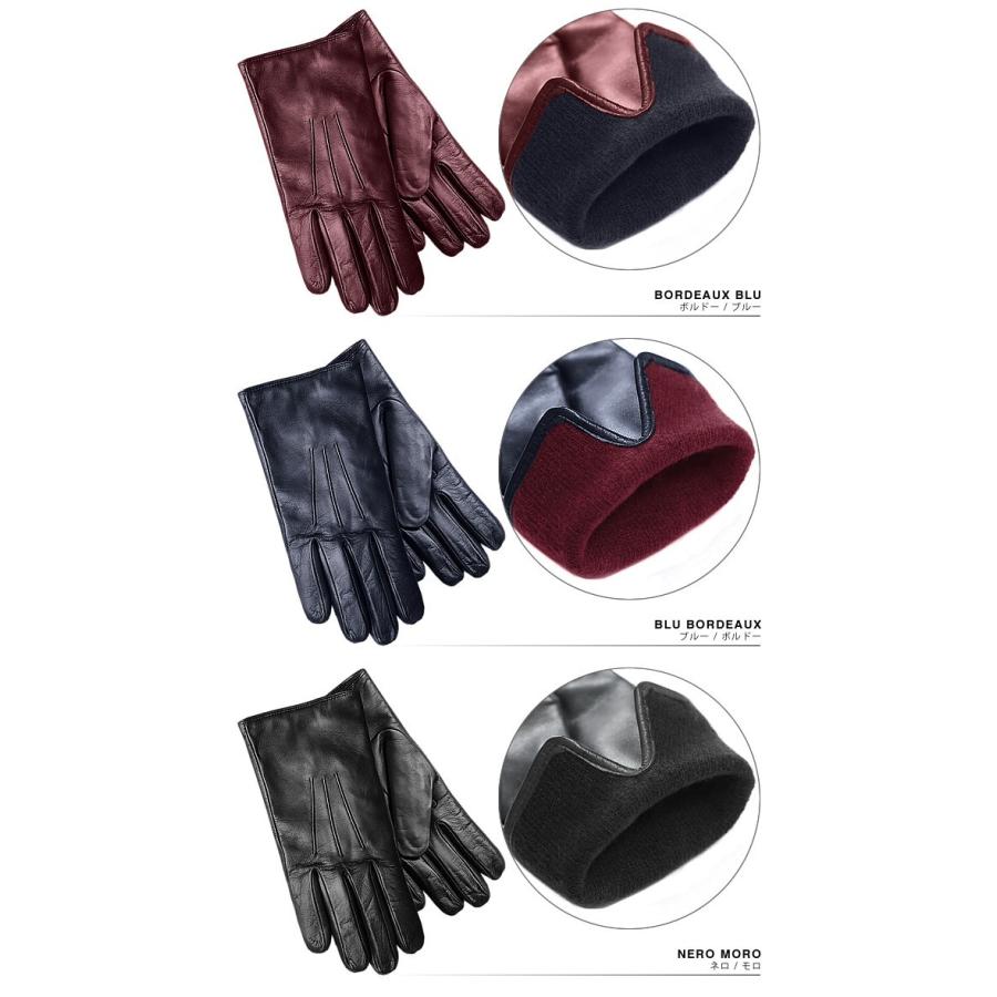 Merola（メローラ） 手袋 レザーグローブ メンズ ナッパレザーグローブ