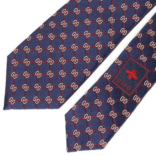 GUCCI（グッチ） ネクタイ レギュラータイ GG柄 菱形格子柄 ブランド
