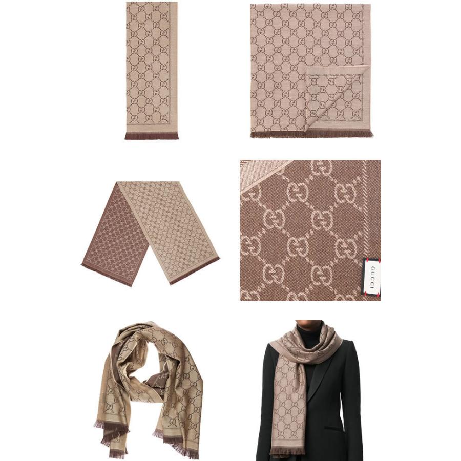 GUCCI（グッチ） マフラー スカーフ ストール メンズ レディース GG柄