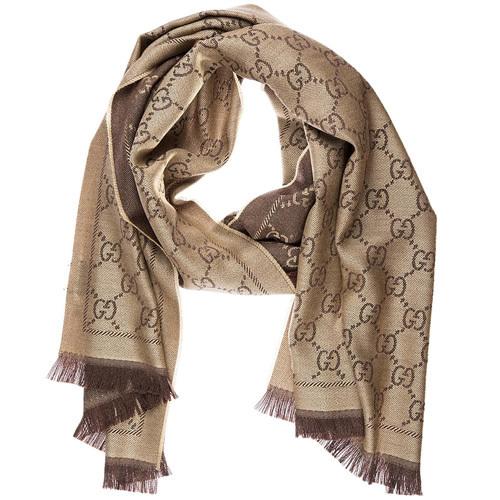 GUCCI（グッチ） マフラー スカーフ ストール メンズ レディース GG柄