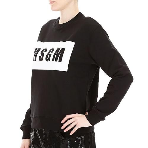 MSGM（エムエスジーエム） トレーナー ロゴ ボックス スウェット