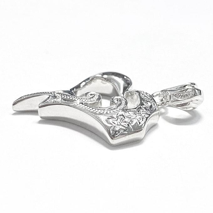 Lono（ロノ） ハワイアンジュエリーハートペンダント ドルフィン