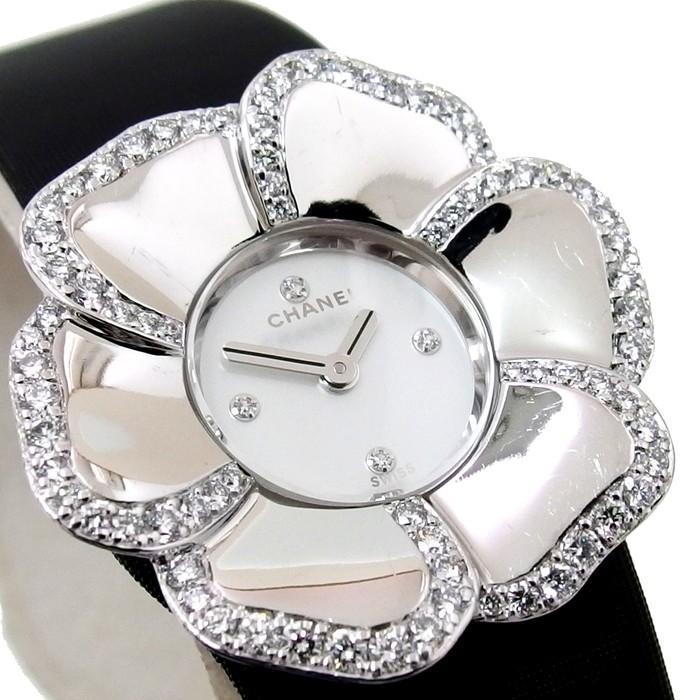 CHANEL（シャネル） カメリアウォッチ H1187 腕時計 K18WGホワイト