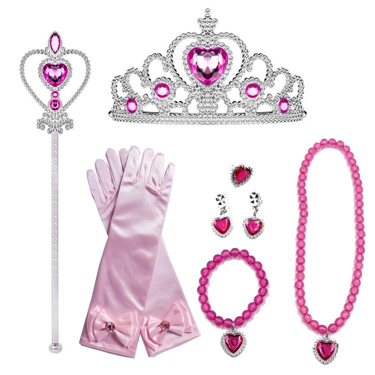 プリンセス ピンク アクセサリー セット ティアラ スティック 手袋