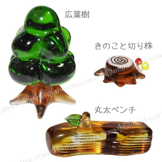 小鳥 雑貨 ミニチュア ガラス細工 セット ひよこちゃんのお誕生日