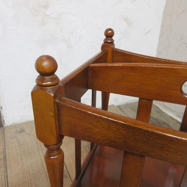 イギリス アンティーク 家具 マガジンラック カンタベリー 楽譜入れ