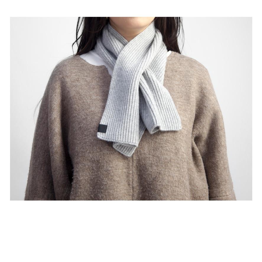 ムーンキャッスル MOONCASTLE カシミヤ100％ ミニマフラー 別注 日本製