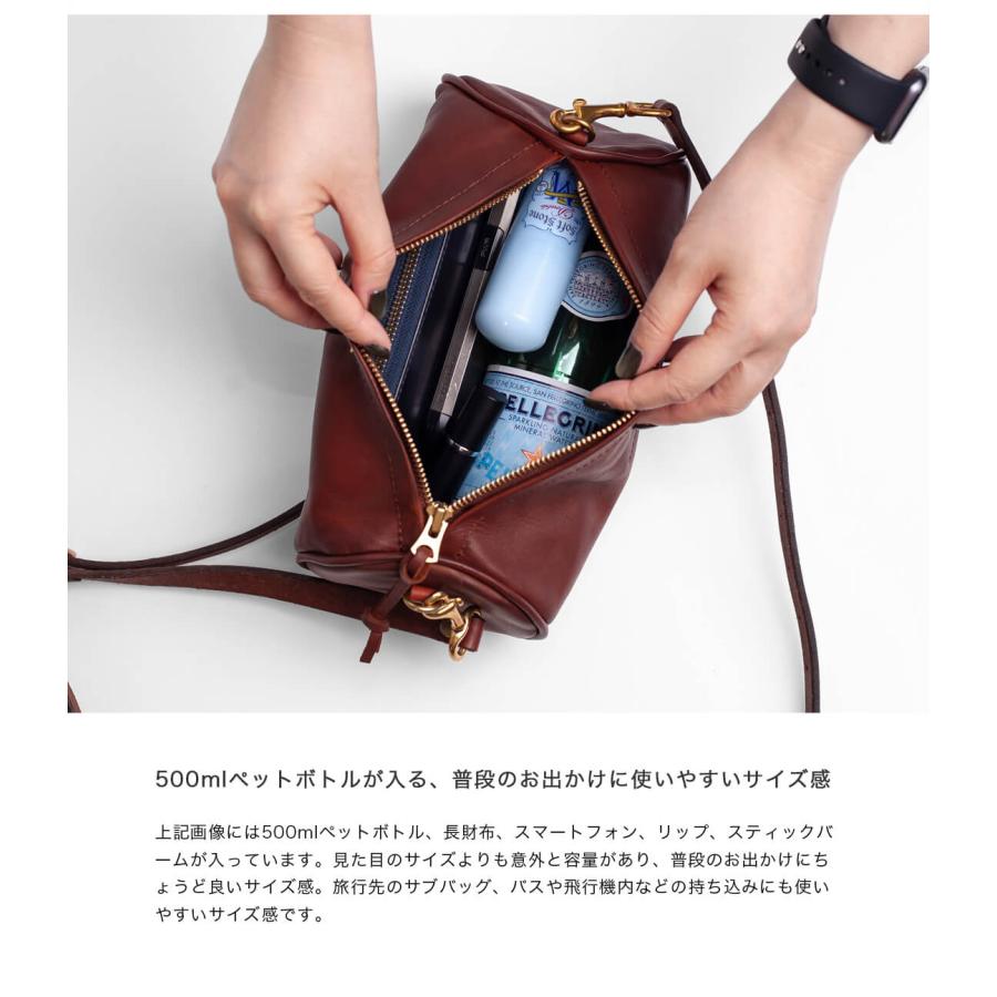 vasco（ヴァスコ） レザー オールド ドラムバッグ ショルダーバッグ