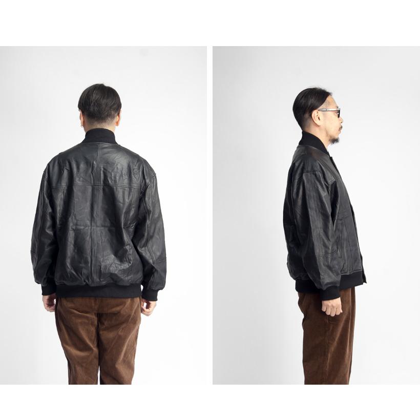 yoused play vintage ユーズド YOUSED レザースタジアムジャンパー 本