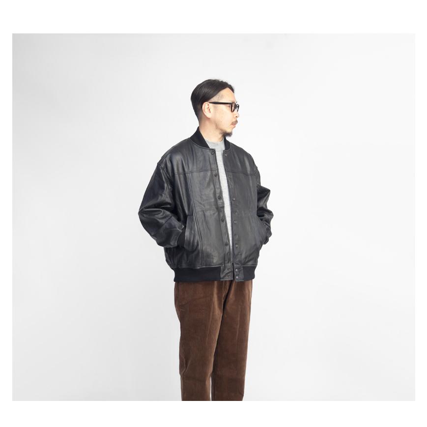 yoused play vintage ユーズド YOUSED レザースタジアムジャンパー 本