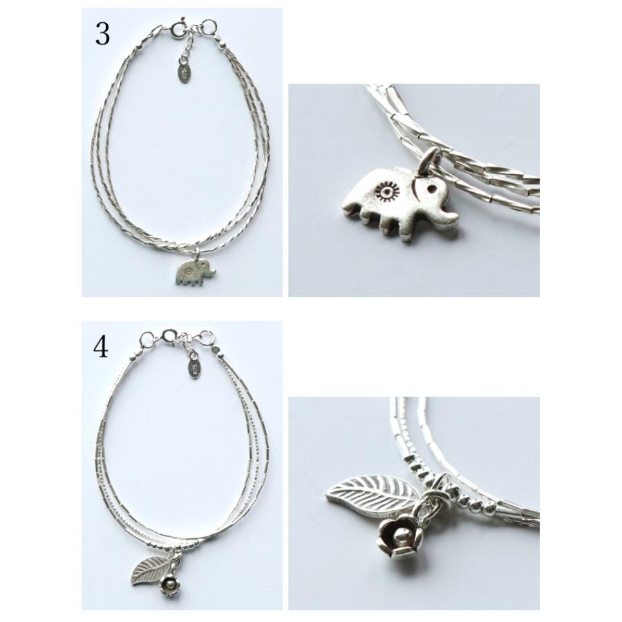 カレン族 シルバー ブレスレット 16〜18cm シルバー925 エスニック