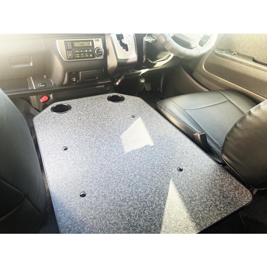 200系ハイエース ワイドボディ用 フロントコンソールテーブル 選べる