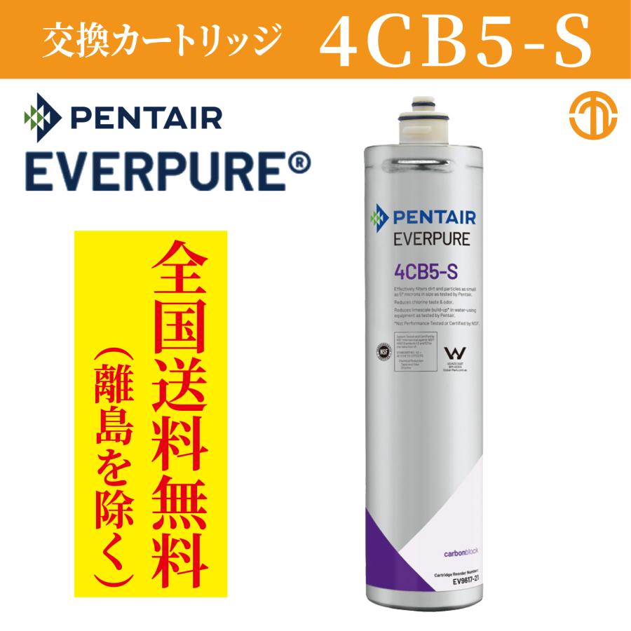 全国送料無料 業務用浄水器 エバーピュア 交換用カートリッジ 4CB5-S