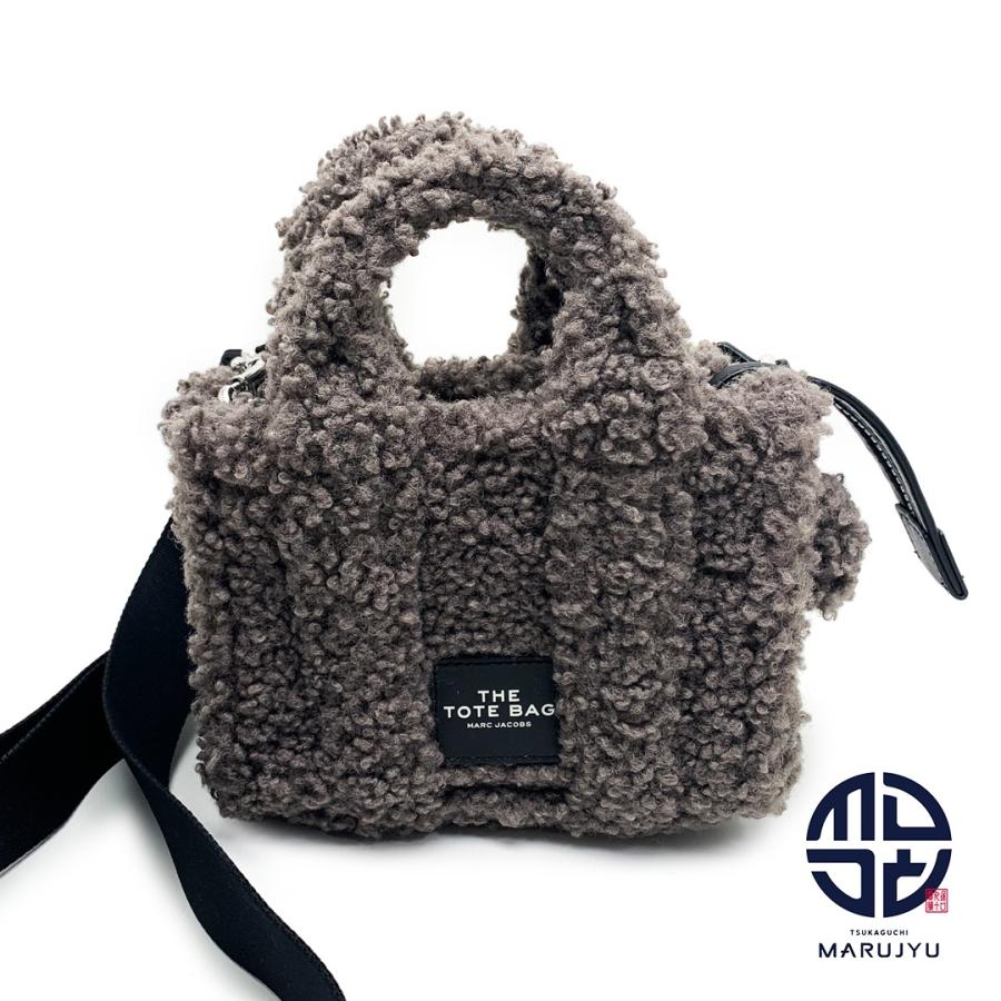 MARC JACOBS マークジェイコブス もこもこ ファー グレー系 THE MICRO