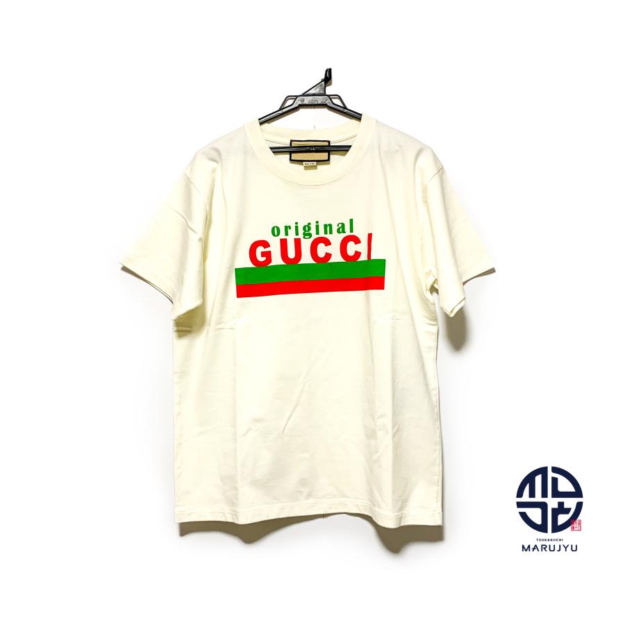 GUCCI グッチ ORIGINAL プリント オーバーサイズ ロゴ Tシャツ 616036