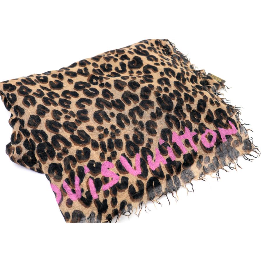 LOUIS VUITTON（ルイ・ヴィトン） ストール ヒョウ柄 エトール