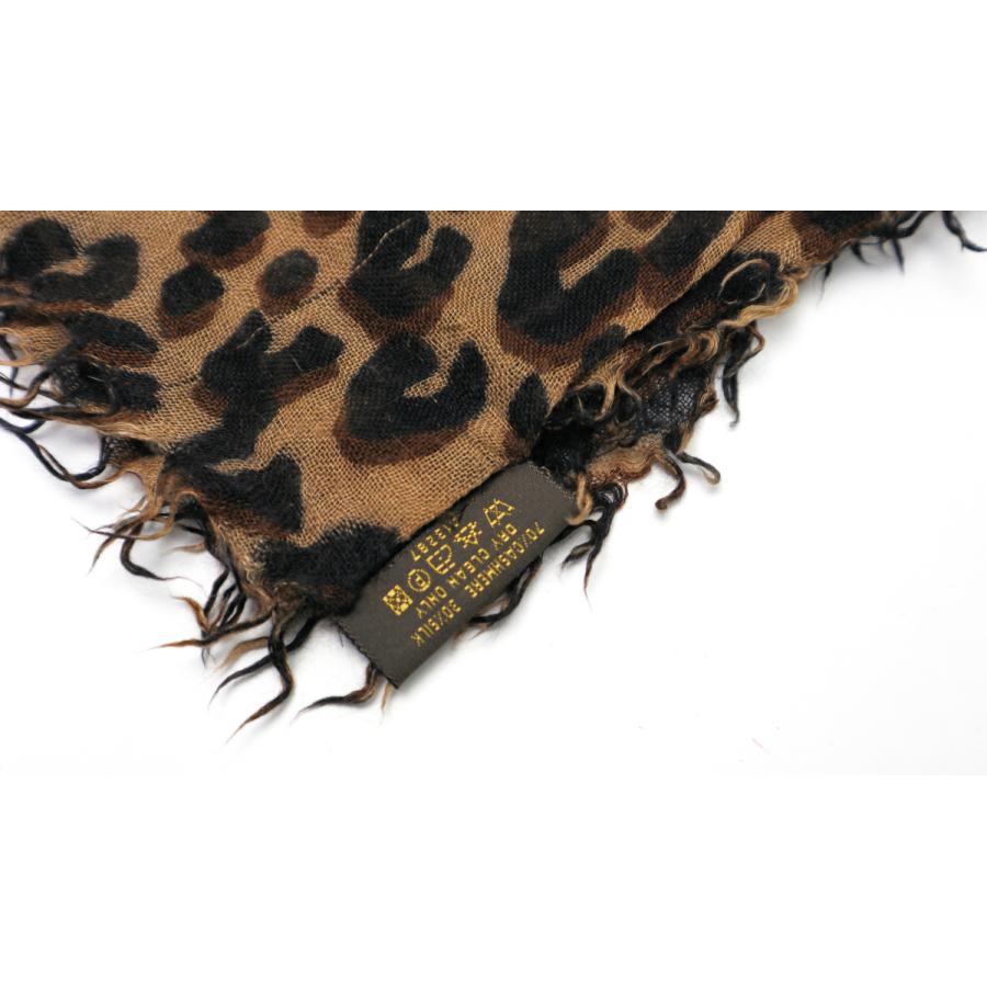 LOUIS VUITTON（ルイ・ヴィトン） ストール ヒョウ柄 エトール