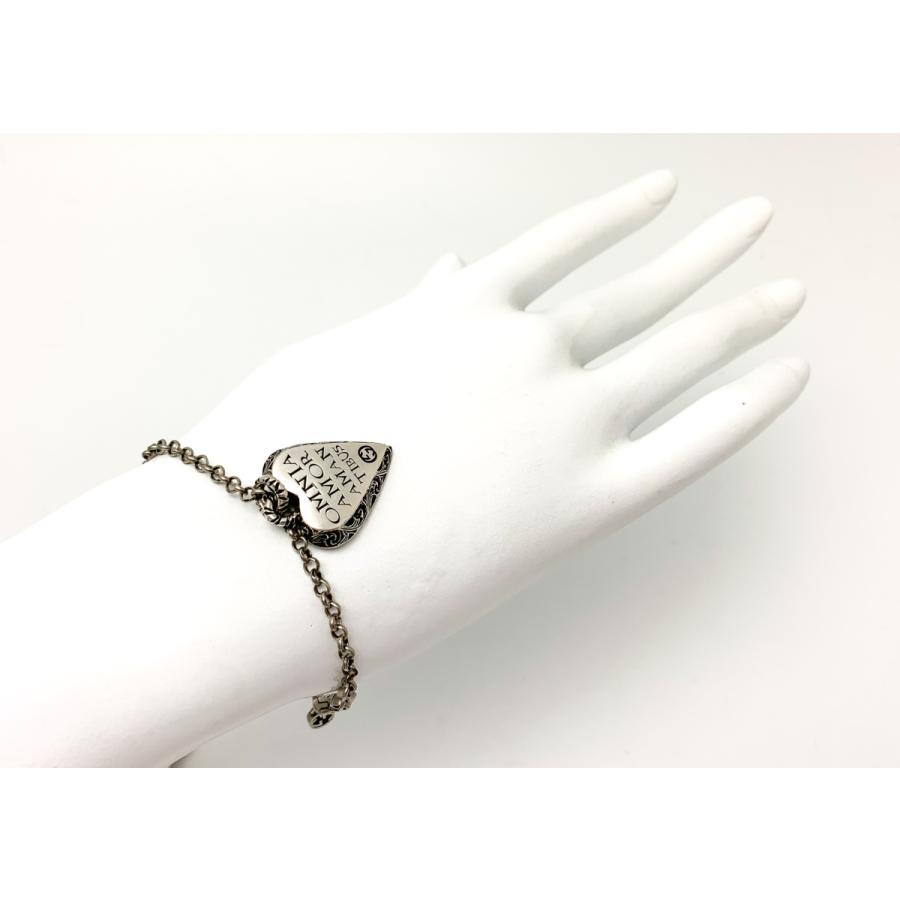 GUCCI（グッチ） SV925 シルバー エングレービング ハート エイジング