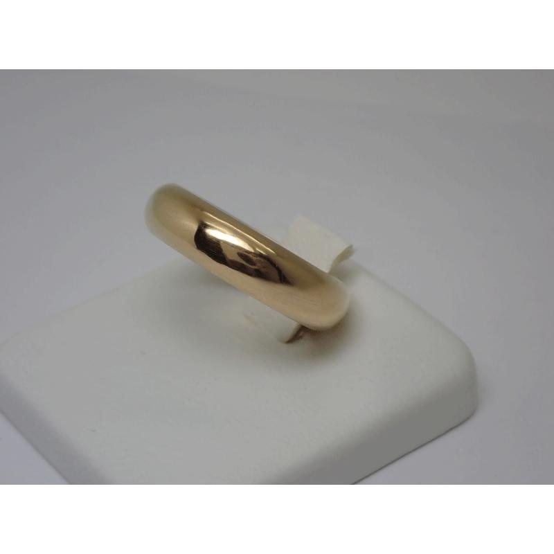 K18 金 かまぼこ 甲丸リング 指輪 日本サイズ＃16号 重量10g 送料無料