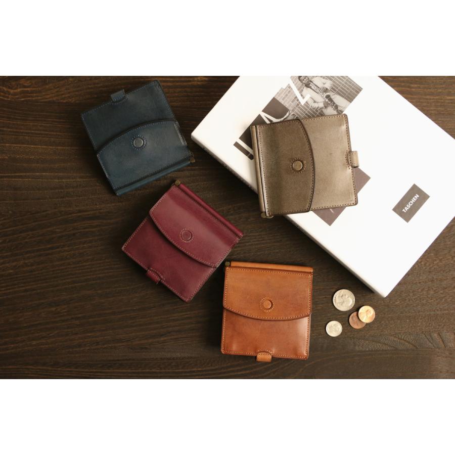 asumederu ROROMA ロロマ 使い込むほどに色が深まる 札バサミ 財布