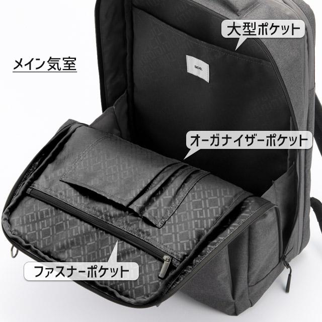 ace. GENE LABEL エースジーン リュックサック 22〜24リットル ホバー
