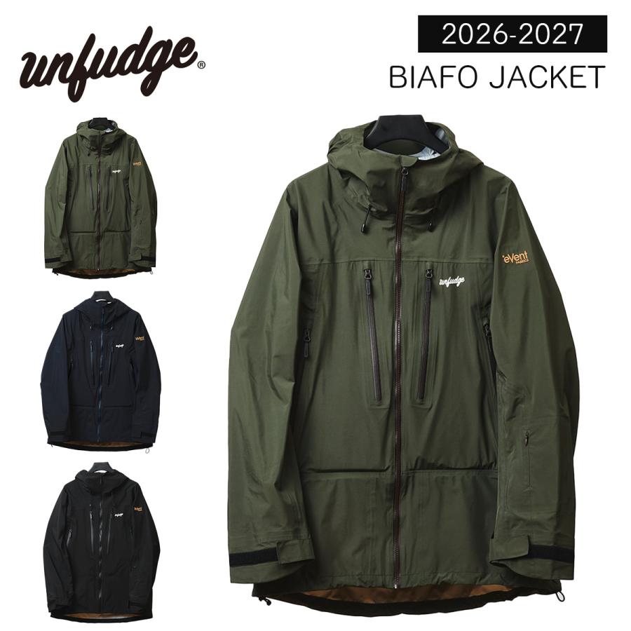 アンファッジ スノーボードウェア ビアフォジャケット unfudge BIAFO