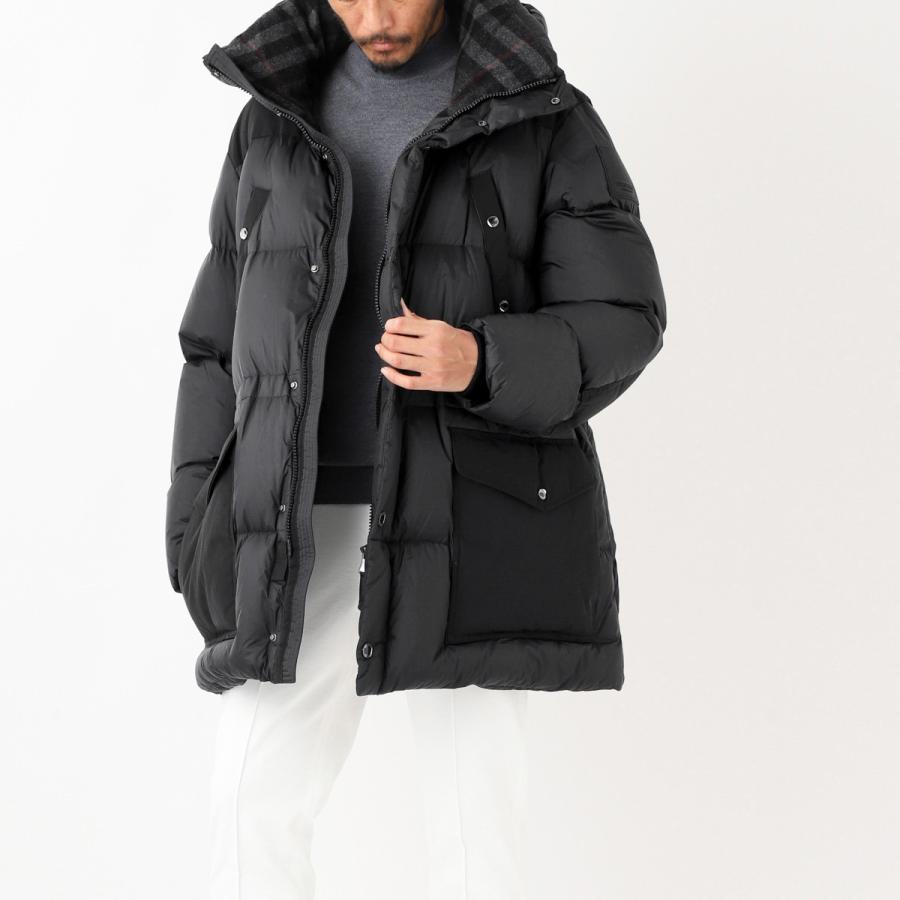 BURBERRY（バーバリー） ダウンコート LINDFORD ブラック メンズ