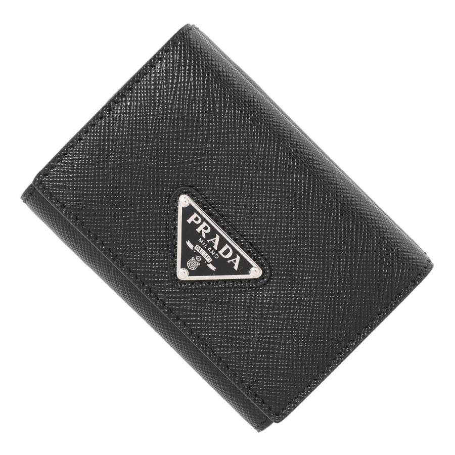 PRADA（プラダ） PRADA 3つ折り財布 小銭入れ付き SAFFIANO TRIANGOLO