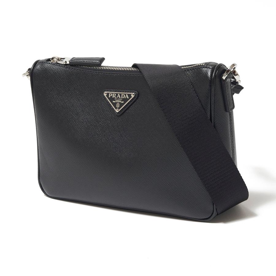 PRADA（プラダ） ショルダーバッグ ポーチ付き ブラック メンズ 2vh113