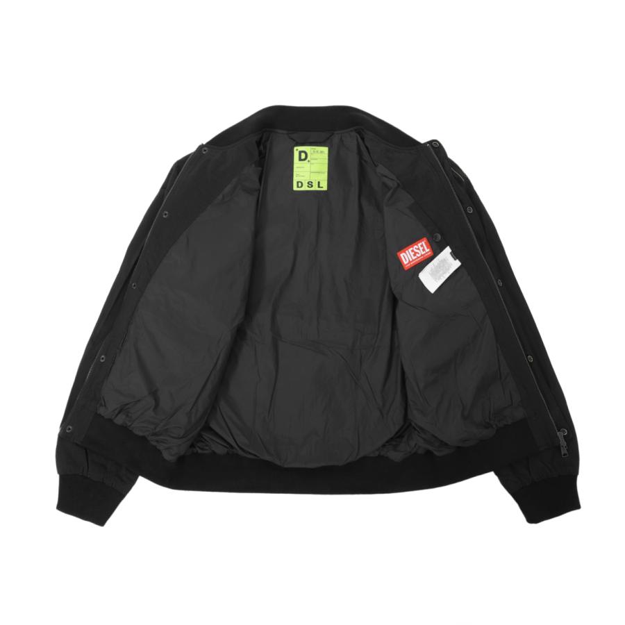 DIESEL（ディーゼル） ナイロンジャケット J-STAIN-SHORT ブラック