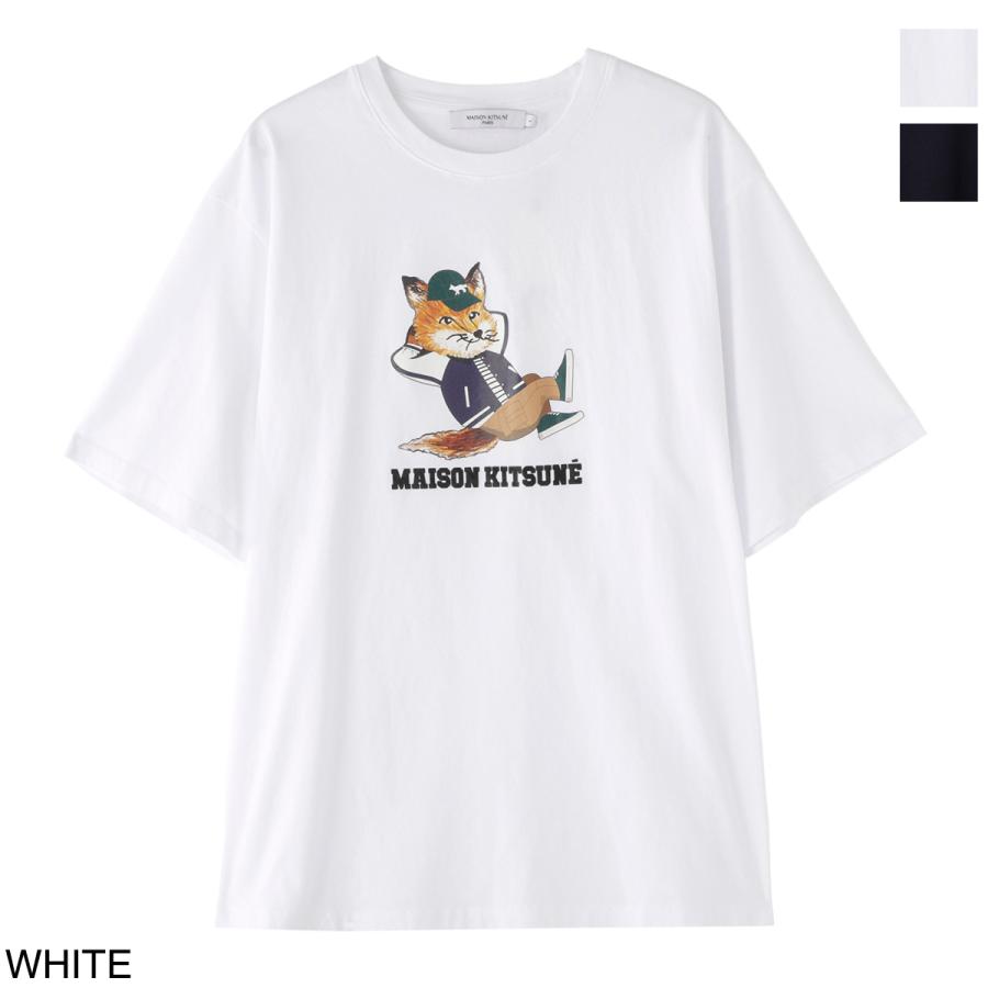 MAISON KITSUNE（メゾン キツネ） クルーネックTシャツ DRESSED FOX
