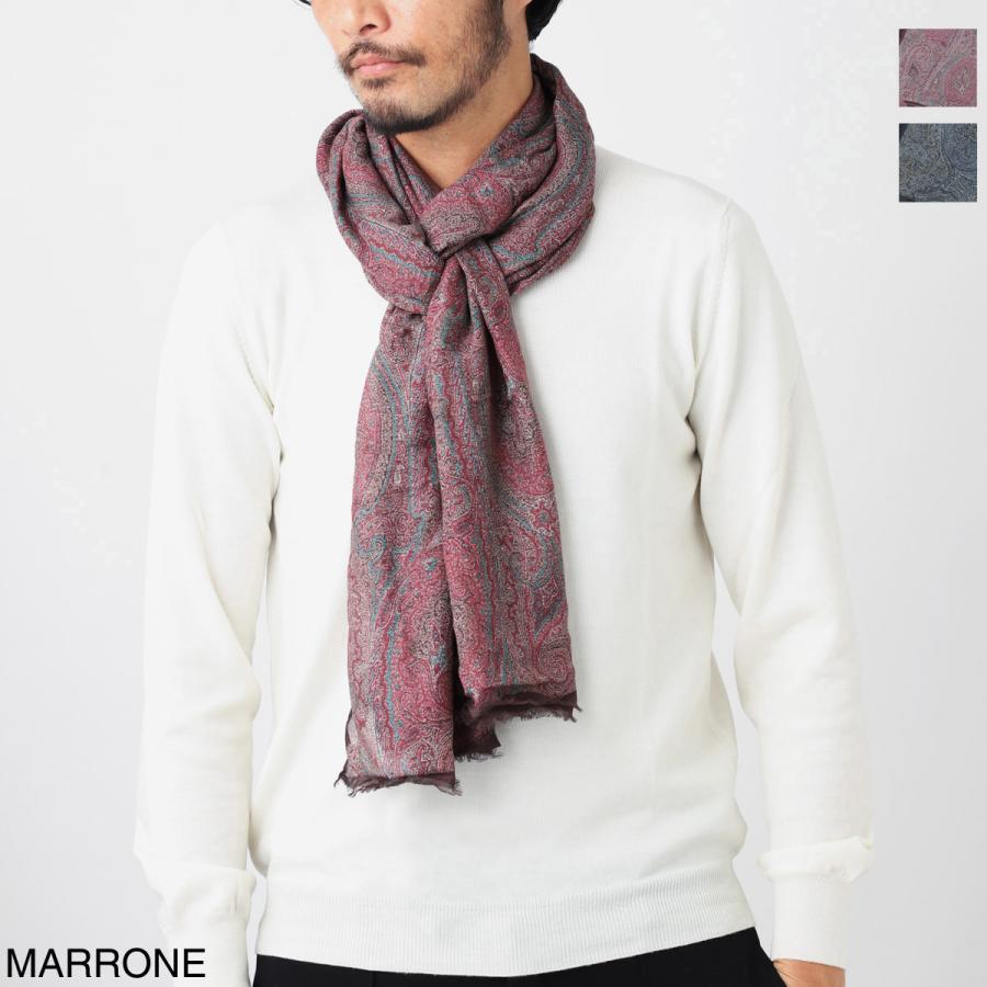 ETRO（エトロ） ストール メンズ r11777-9392-100 : モダンブルーYahoo