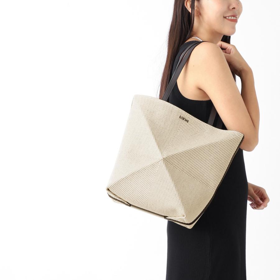 LOEWE（ロエベ） トートバッグ PUZZLE FOLD TOTE MEDIUM ベージュ
